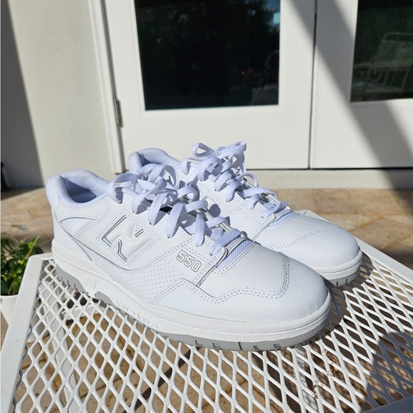 New Balance 550 White Sneakers - Picture 3 of 9